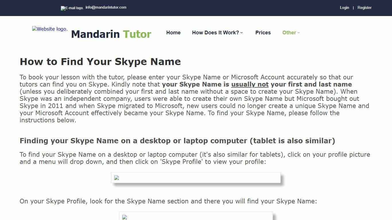 How to find your Skype Name