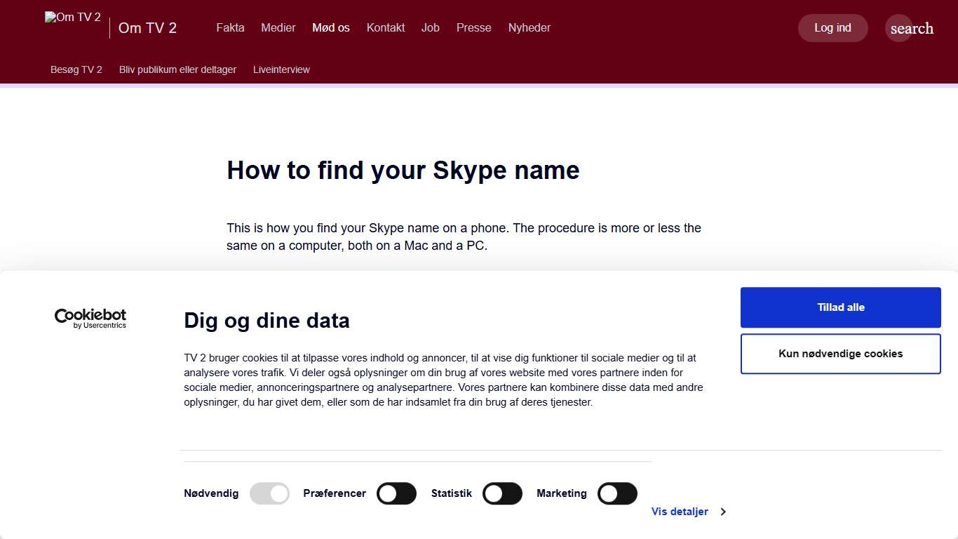 How to find your Skype name